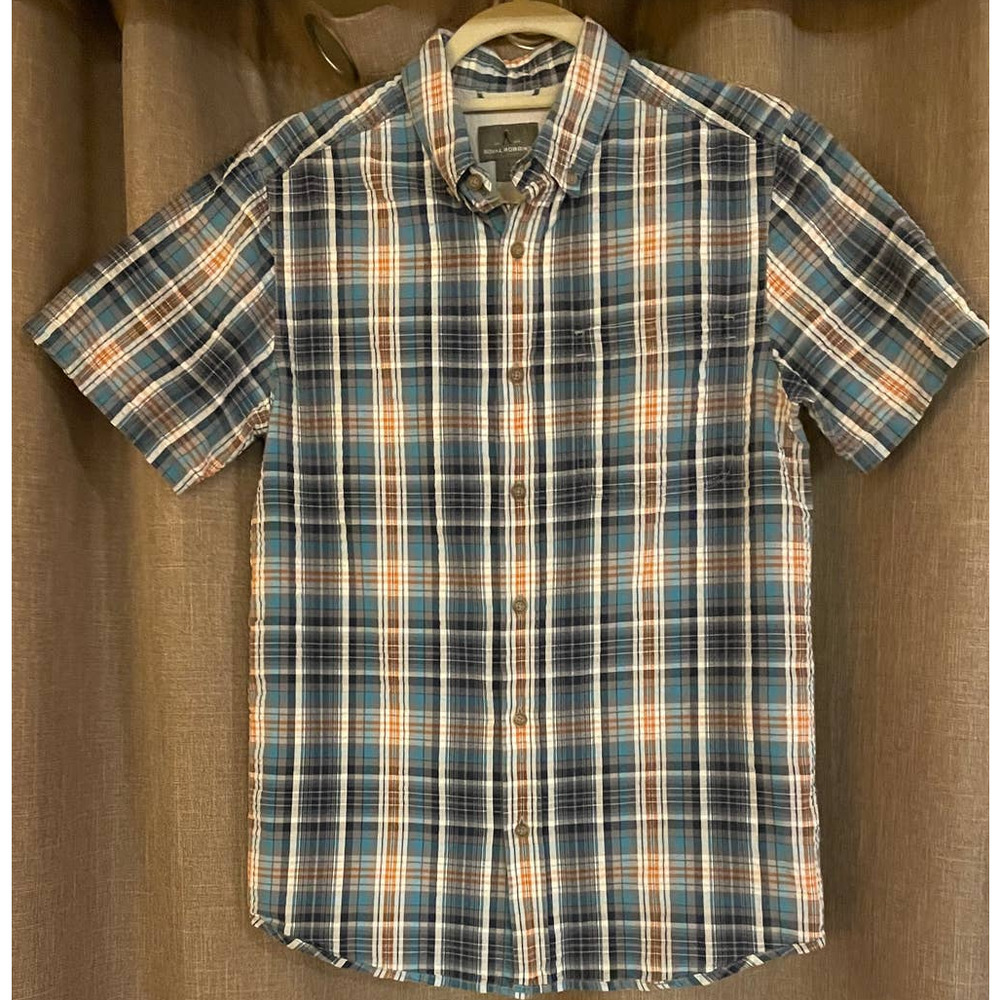 Royal Robbins Plaid Button-Down Men's Shirt - Small.